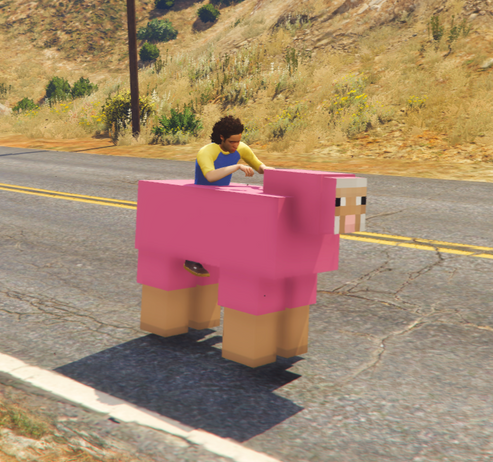 Minecraft Bike Sheep – ZonZo Mods