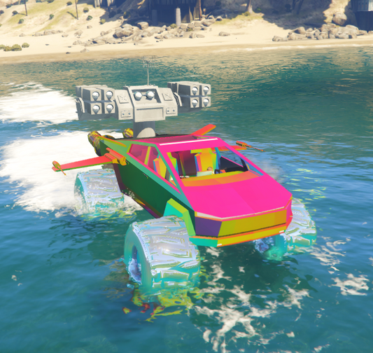 Monster Boat Car 08