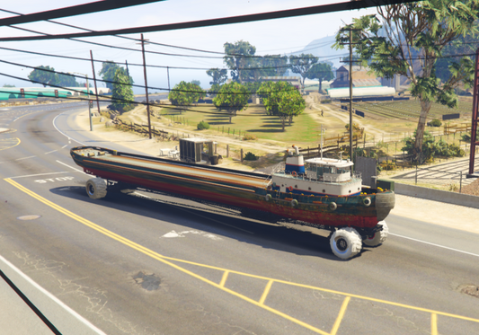 Stretched Longest Boat Car 06