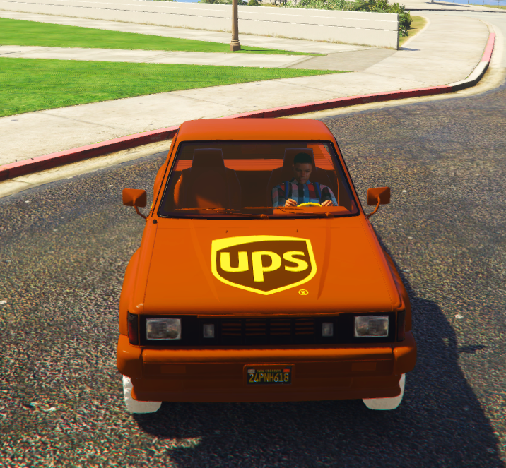 UPS car 04