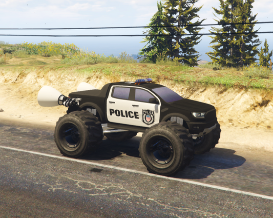 Police Monster Truck 4