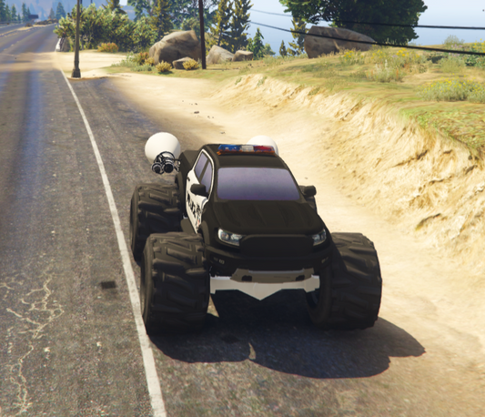 Police Monster Truck 4