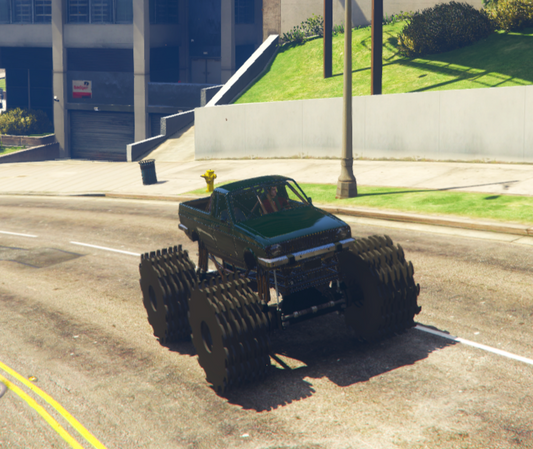 Saw Wheel Monster Truck 2
