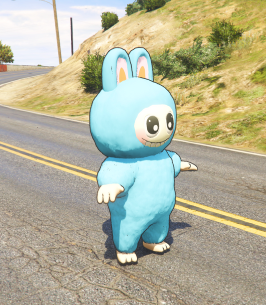 Labubu blue
