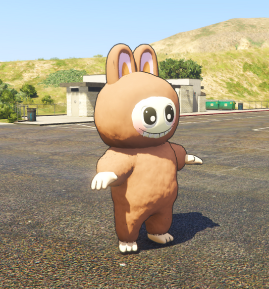 Labubu brown