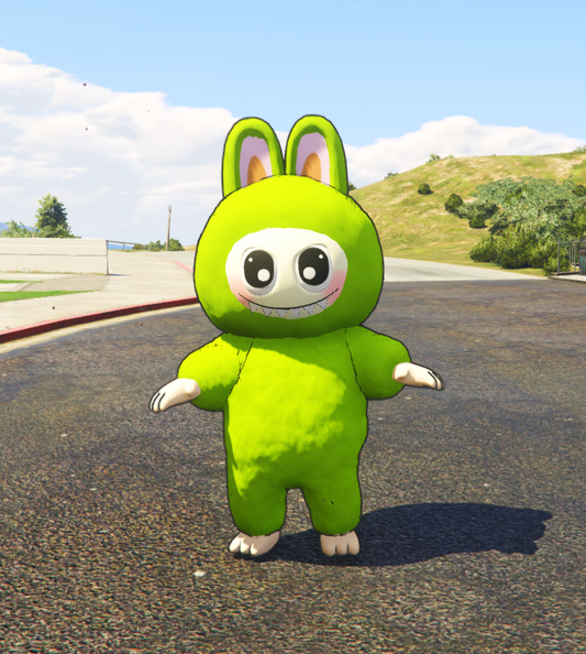 Labubu green
