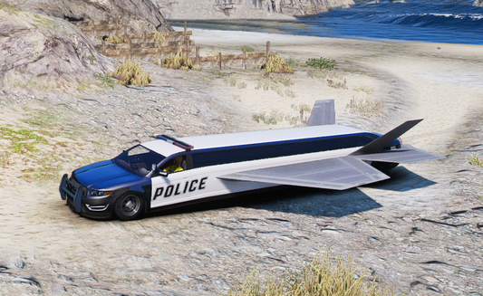 Long Police Car (lpg6)