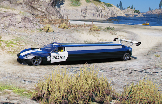 Long Police Car (lpg7)
