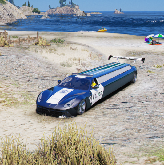 Long Police Car (lpg7)
