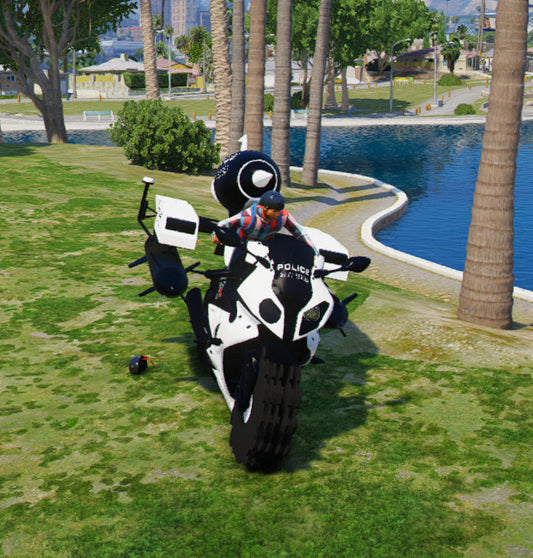 Police Rocket Bike 05 Sawblade