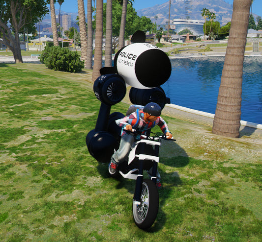 Police Rocket Bike Enemy