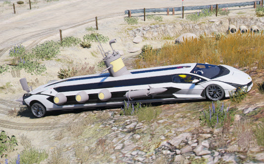 lscar07 Long Submarine Car