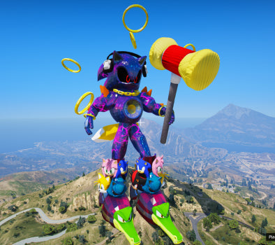 Sonic Shoes Statue