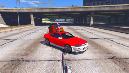 Sonic Merry Christmas Car 1