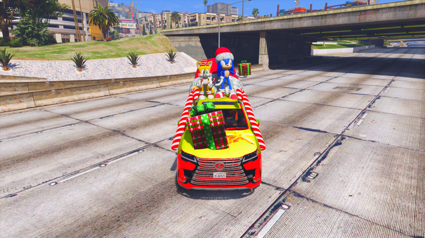 Sonic Merry Christmas Car 2