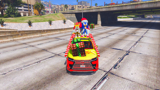 Sonic Merry Christmas Car 2