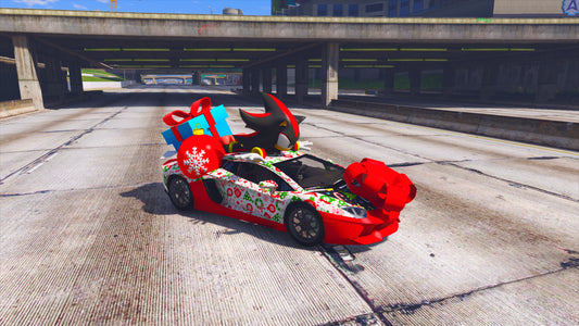 Sonic Merry Christmas Car 4