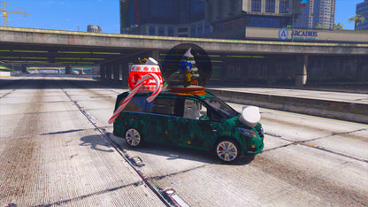 Sonic Merry Christmas Car 5