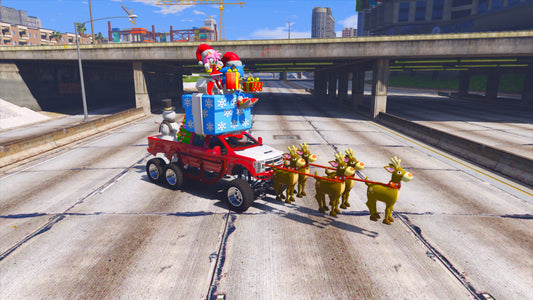 Sonic Merry Christmas Car 6