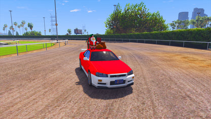 Santa Merry Christmas Car 1