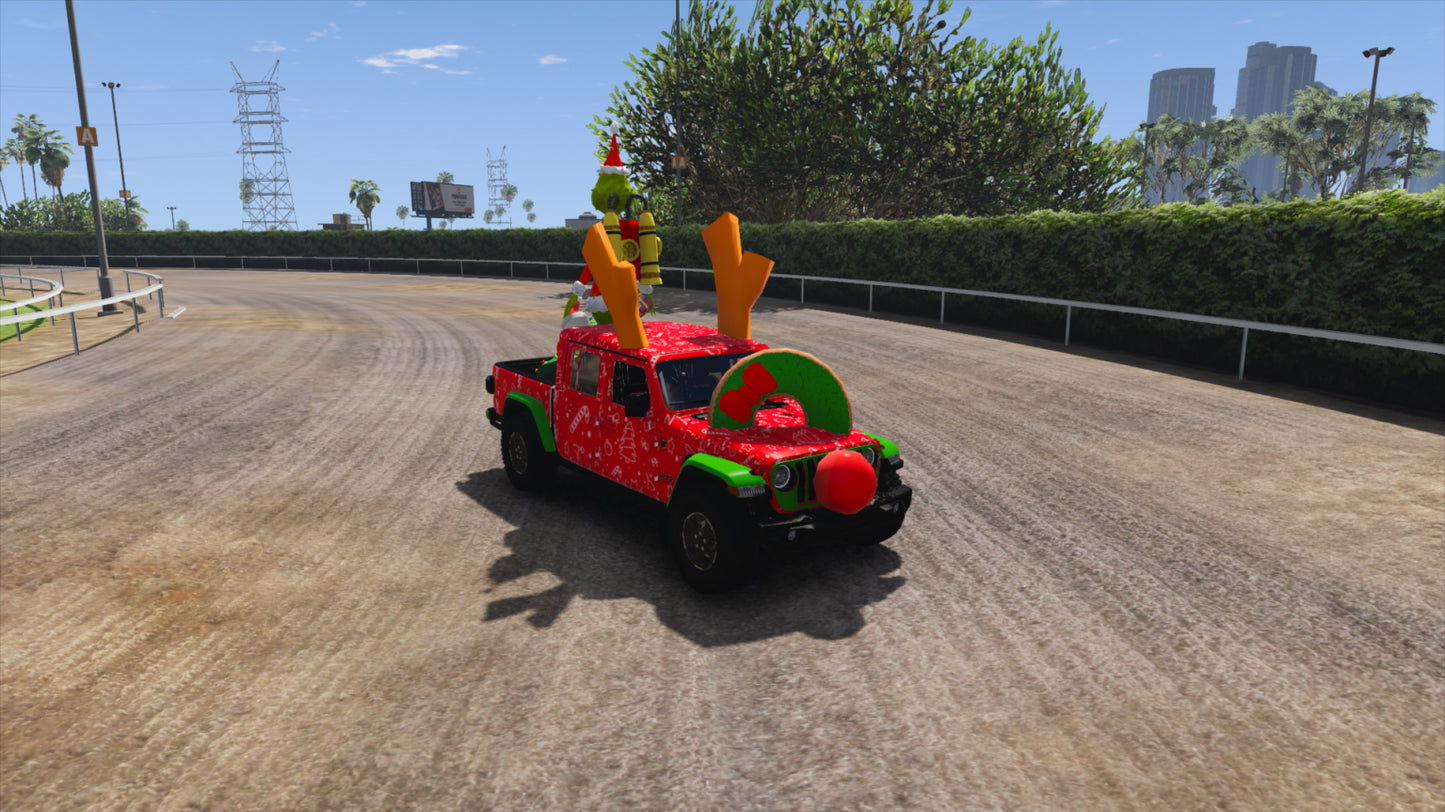 Santa Merry Christmas Car 3