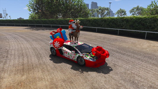 Santa Merry Christmas Car 4