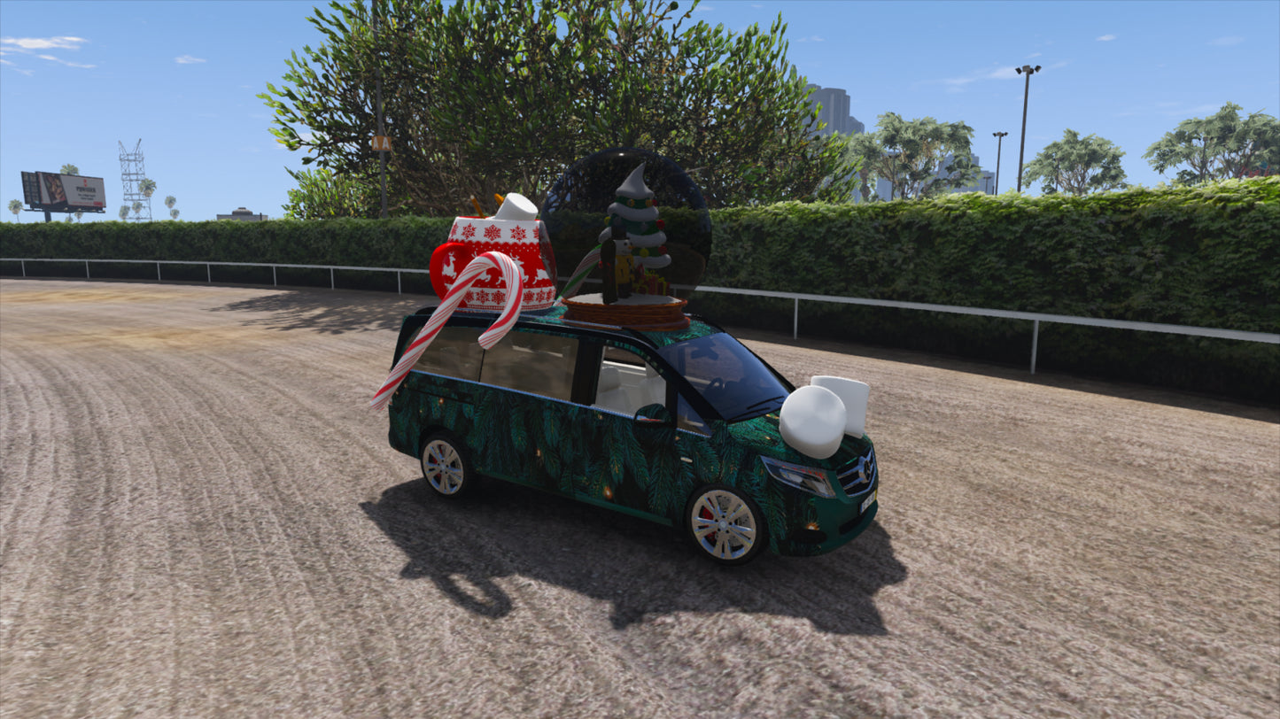 Santa Merry Christmas Car 5