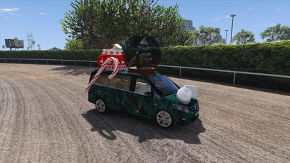 Santa Merry Christmas Car 5