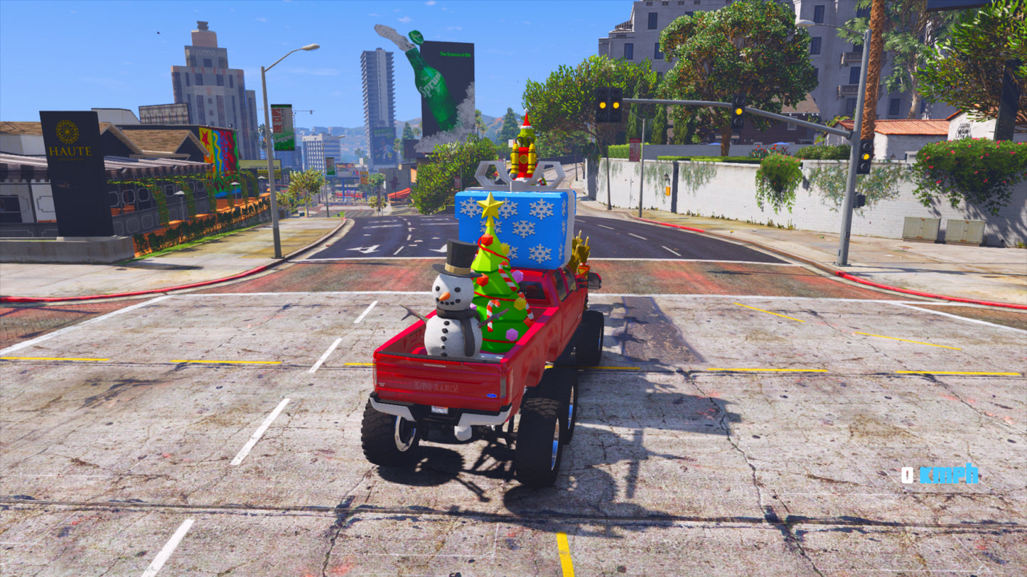 Santa Merry Christmas Car 6