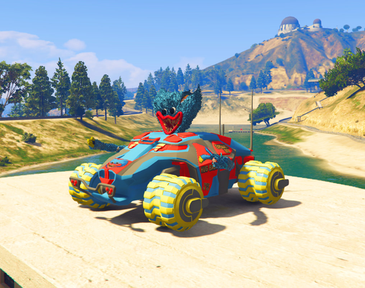 Poppy Playtime Huggy Wuggy Car