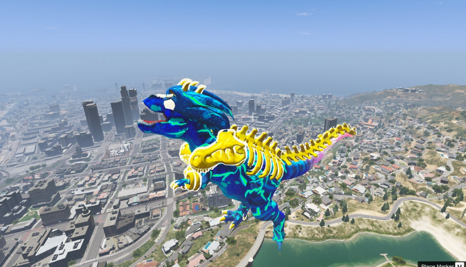 Sonic Dino Statue
