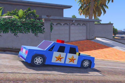 Minecraft Police Car