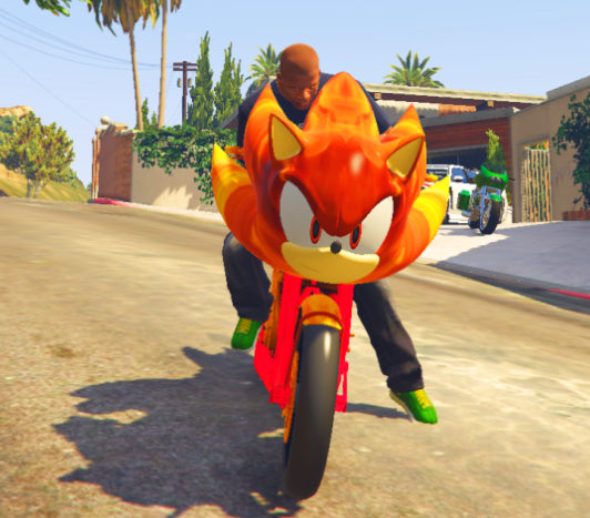 Sonic Bike Fire 02