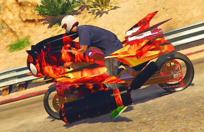 Sonic Bike Fire 04
