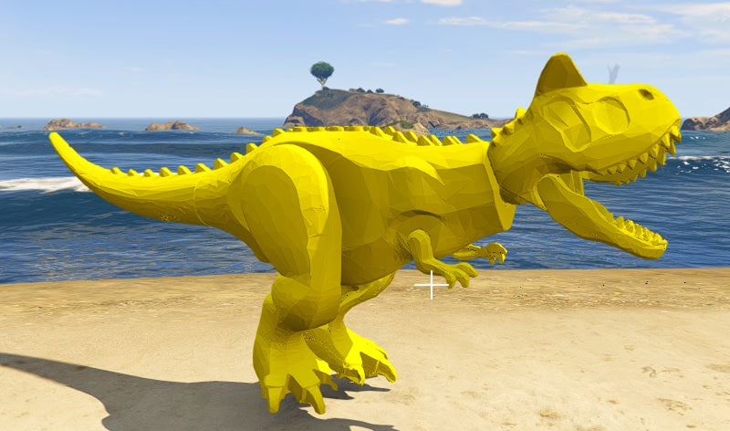 Lego Trex Yellow