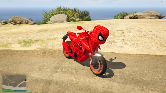 Spiderman Roblox Bike